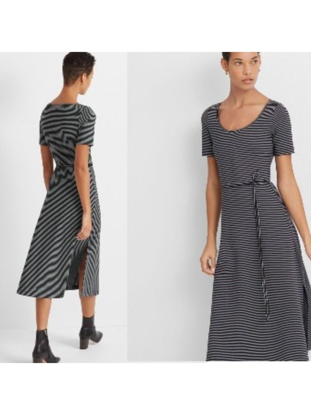 🎩🗝️ NWT $149 Club Monaco Scoop Neck Dress Size S/P - Picture 3 of 5